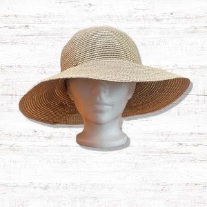 BETMAR Hat New York Wide Brim Floppy Straw Panama hat